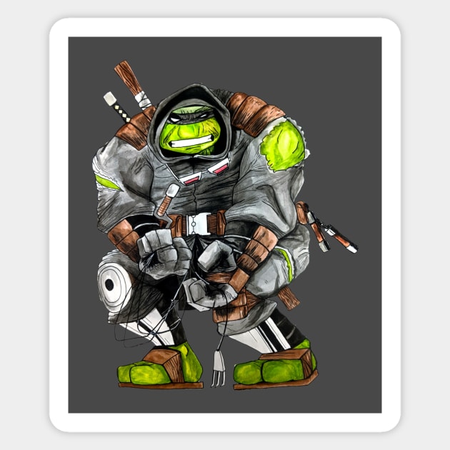 TMNT The Last Ronin Color Sticker by Total Bummer
